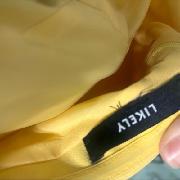 Likely Carissa Yellow Ruffle Slit Gown - Picture 4 of 4